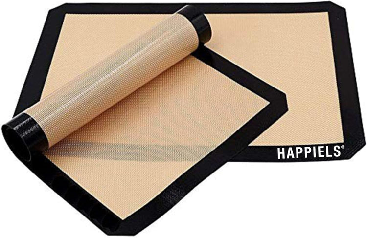 NonStick Baking Mats for 15 inch Sheets 2-Pack | Silicone Nonstick Baking Mats 10 x 15 inches | Cookie Sheet Mat 10x15 | | Silicon Mats 15x10 in