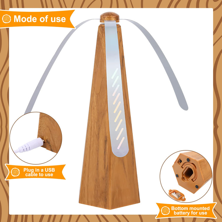 Portable Fly Fans for Tables to Keep Your Food (4 Count)
