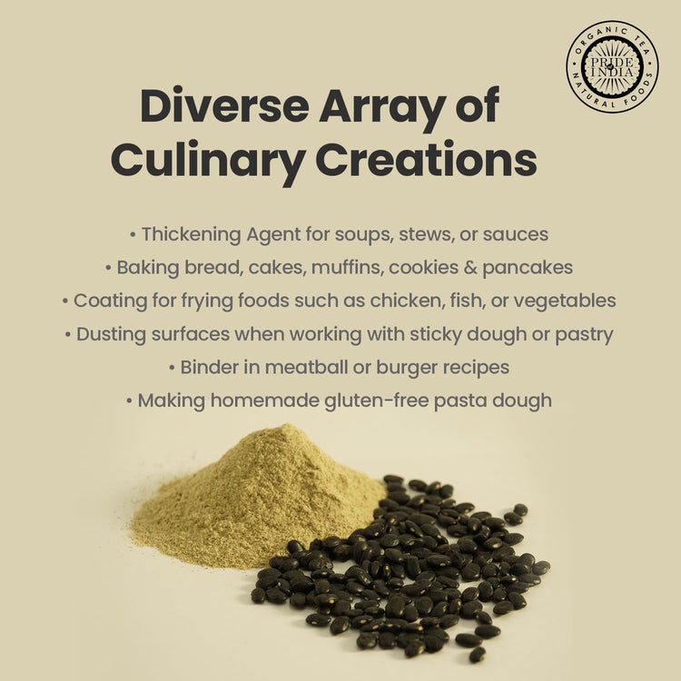 Black Bean Flour 1 lbs (16 Ounce)
