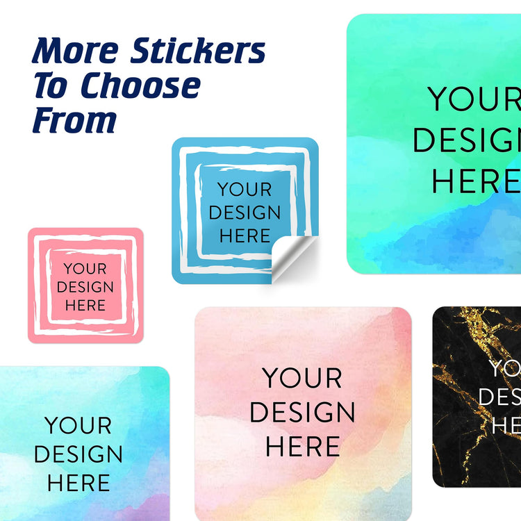 Custom Vinyl Stickers Your Image (100 Count)