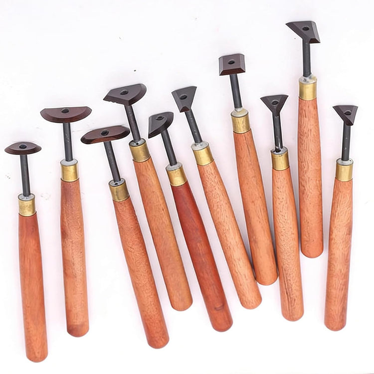10 Piece Professional Pottery Trimming Tool Set