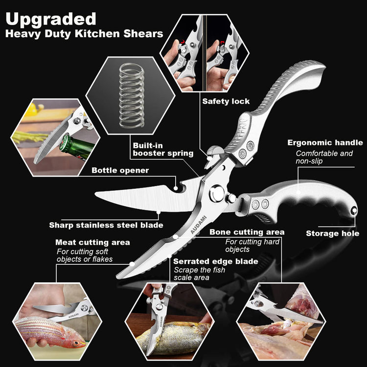 Stainless Steel Heavy Duty Kitchen Scissors