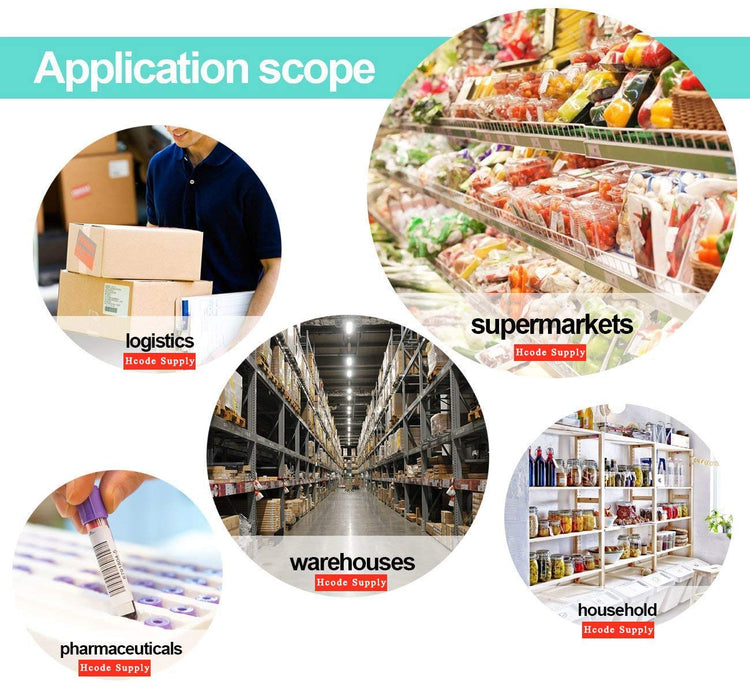 2 x 3'' Self Adhesive Removable Freezer Food Labels (300 Count)