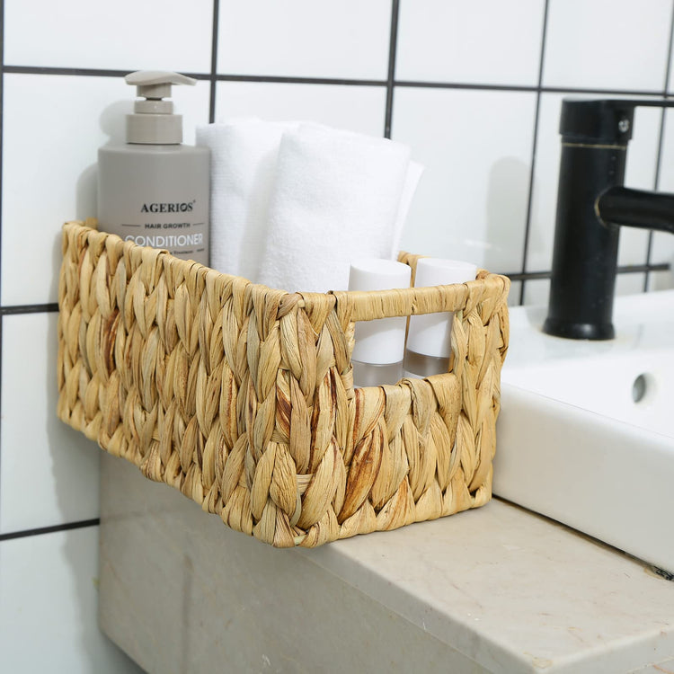Water Hyacinth Storage Baskets (2 Count)