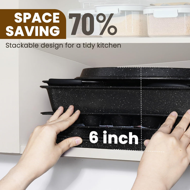 22 PCS Nonstick Baking Pans Set