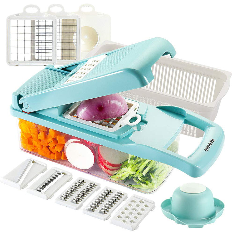 Vegetable Chopper Mandoline Slicer Blue
