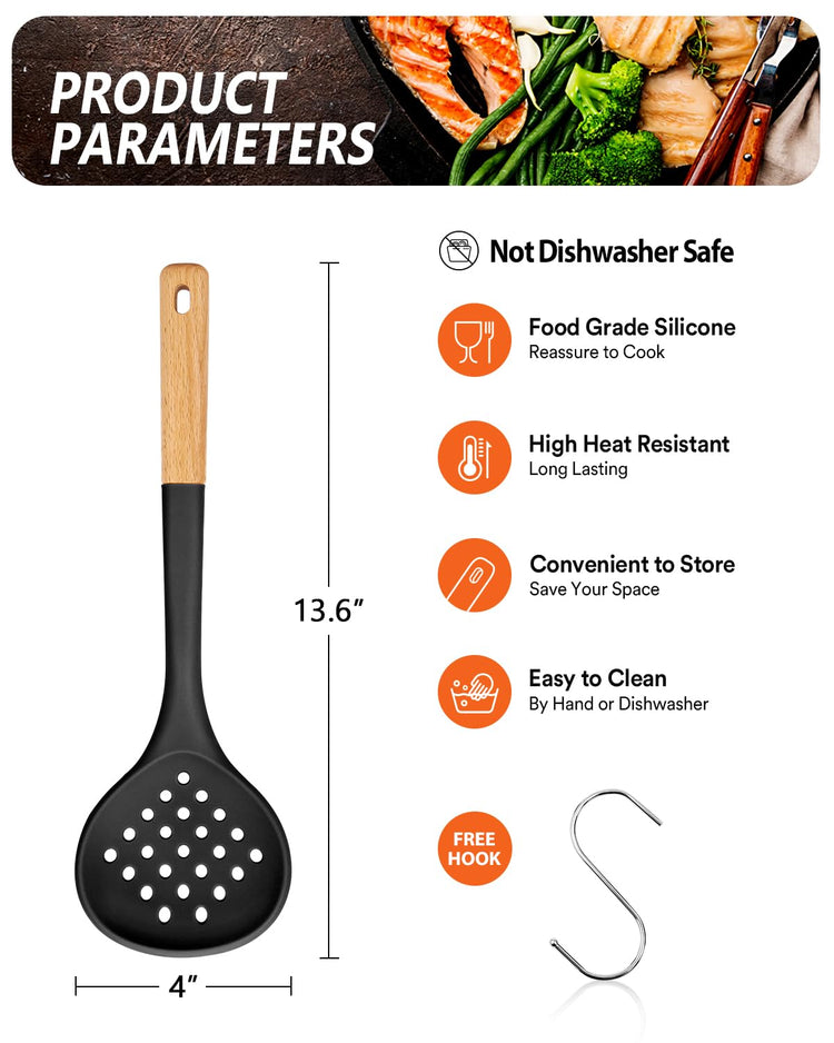 Silicone Kitchen Ladle Strainer