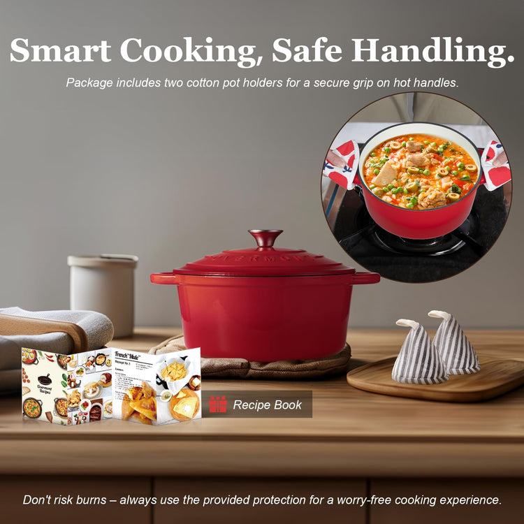Enameled Cast Iron Dutch Oven