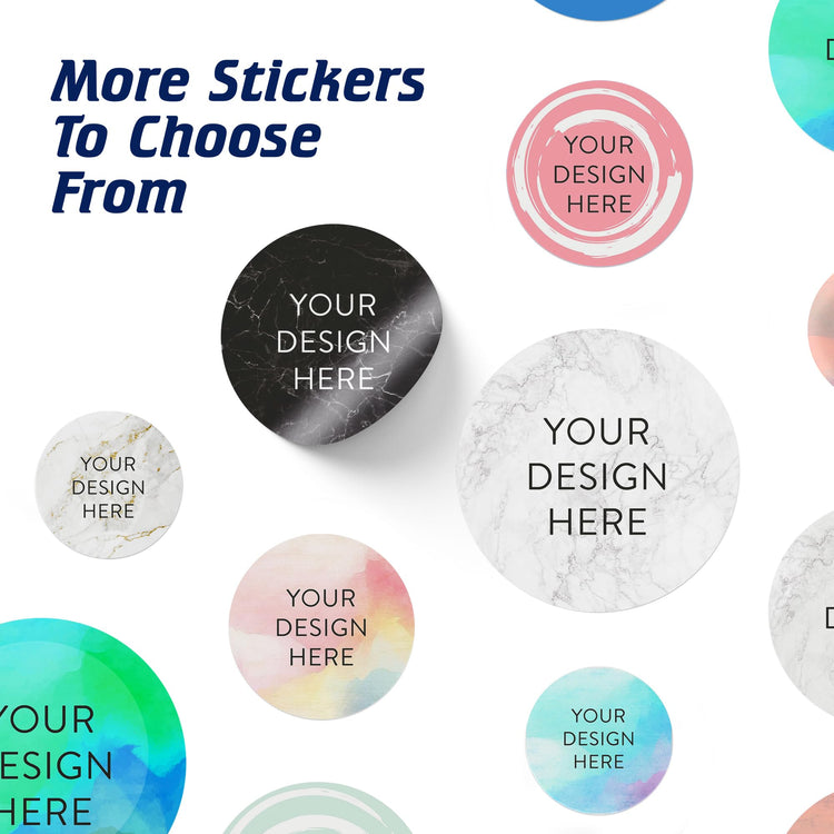 100 Custom Vinyl Stickers (100 Count)