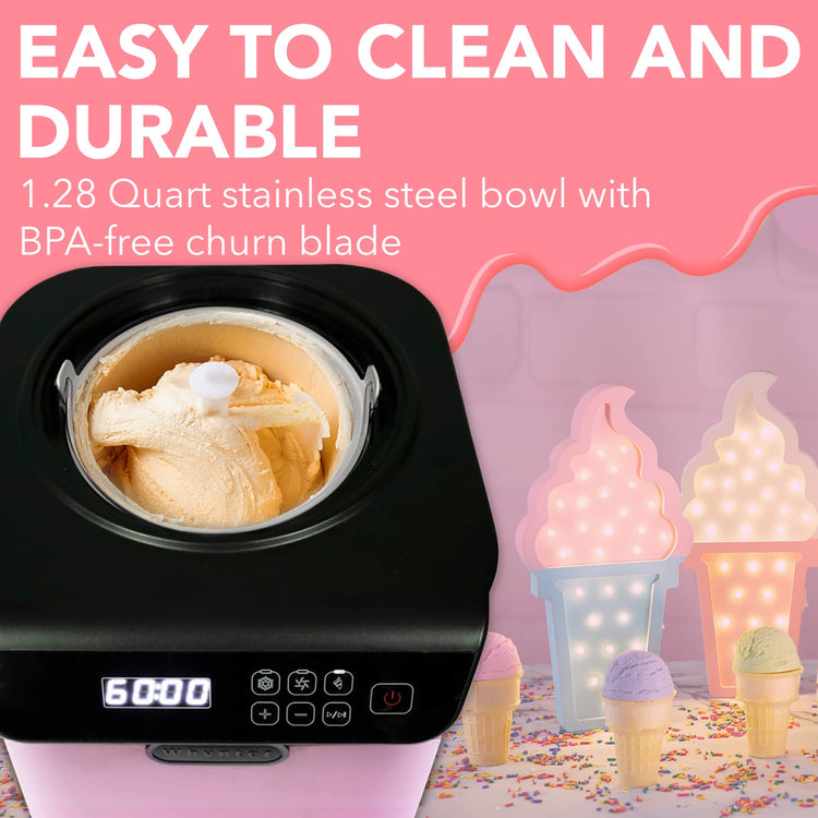 Ice Cream Maker with Compressor