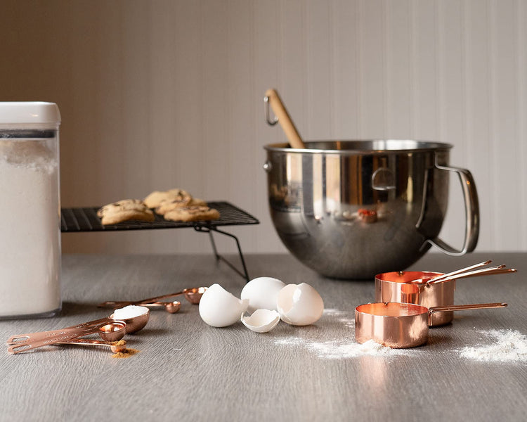 Rose Gold Measuring Cups & Measuring Spoons 10