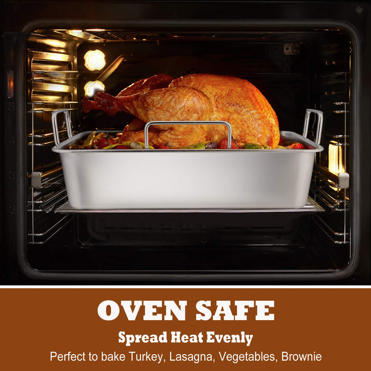 14" Roasting Pan with Racks