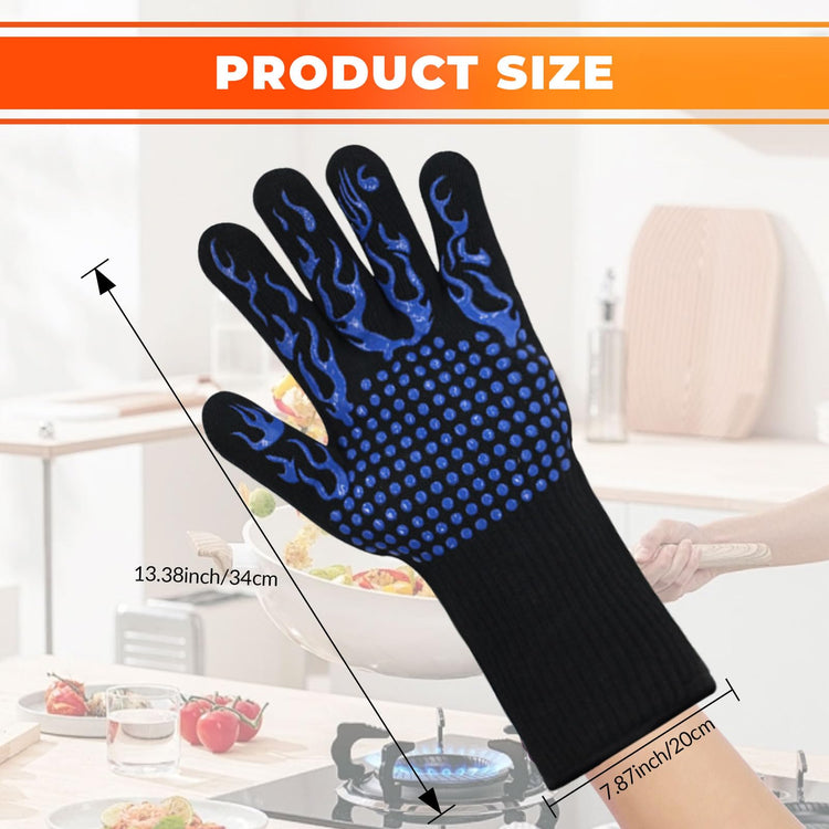 1 Pair Grill Oven Mitts (2 Count)