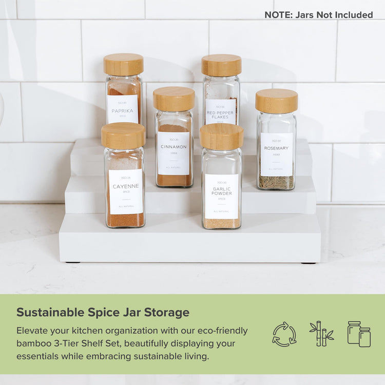 3 Tier Expandable Spice Rack Organizer