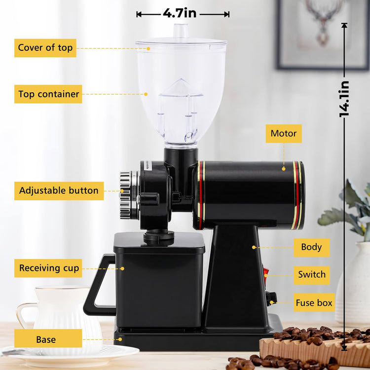 Electric Burr Coffee Grinder