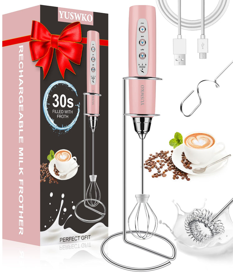 Handheld Milk Frother Wand for Coffee