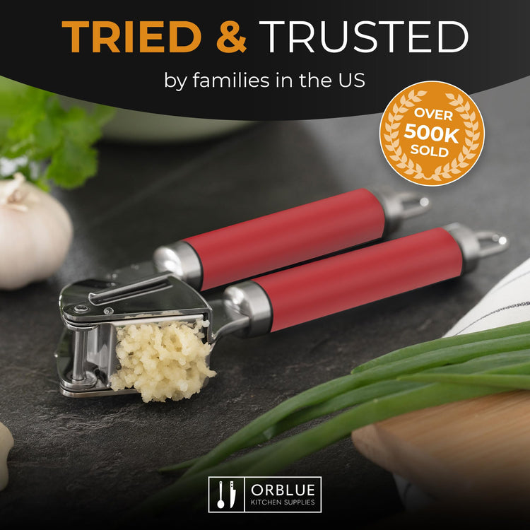 Garlic Press and Peeler Set