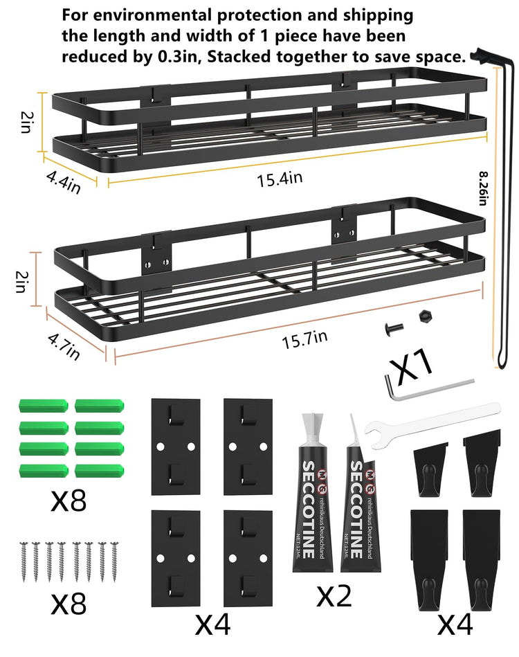 Organizer 𝐖𝐚𝐥𝐥 𝐌𝐨𝐮𝐧𝐭 (2 Count)