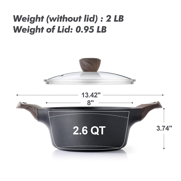 Nonstick Stock Pot with Lid