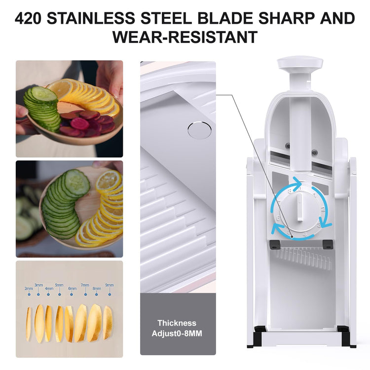 Safe Mandoline Slicer for Kitchen