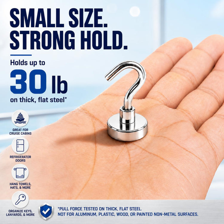 Magnetic Hooks (10 Count)