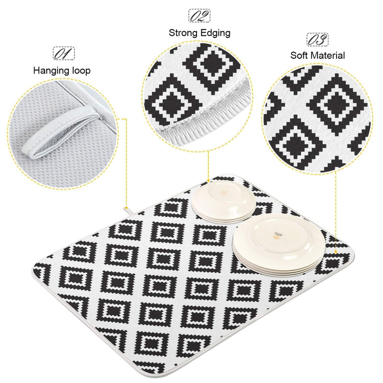 Super Absorbent Dish Drying Mat