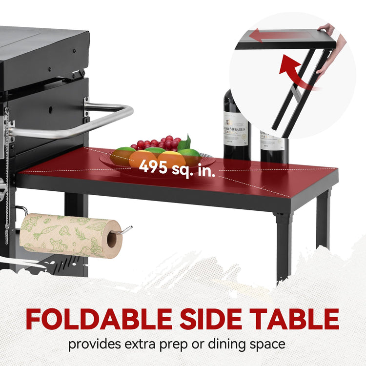 GB4008T 4 Burner Propane Gas Griddle