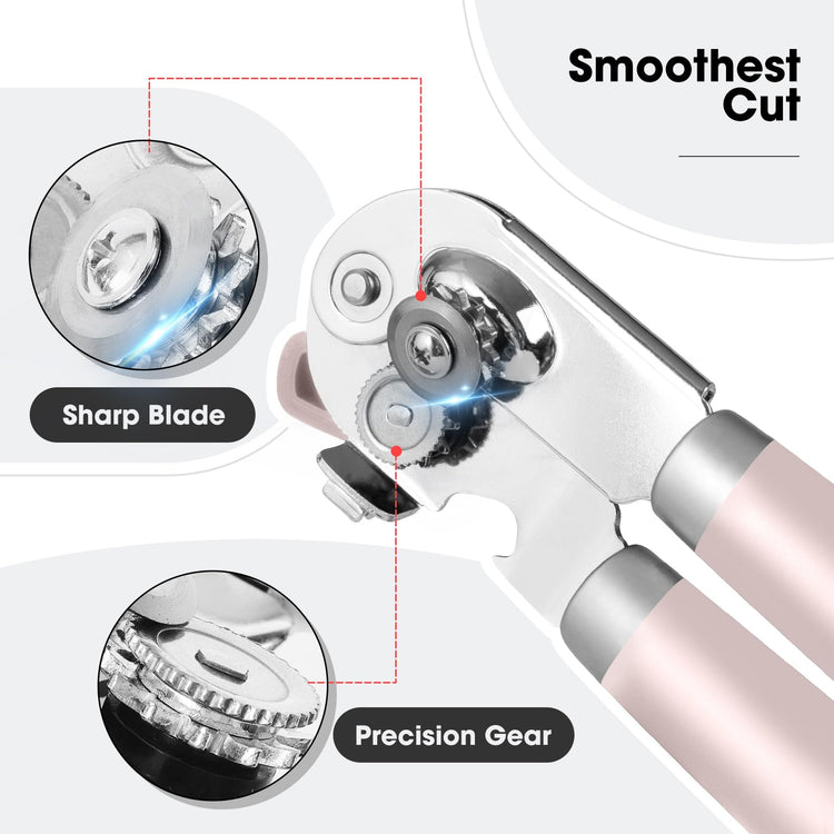 Heavy Duty Hand Can Opener Manual with Magnet