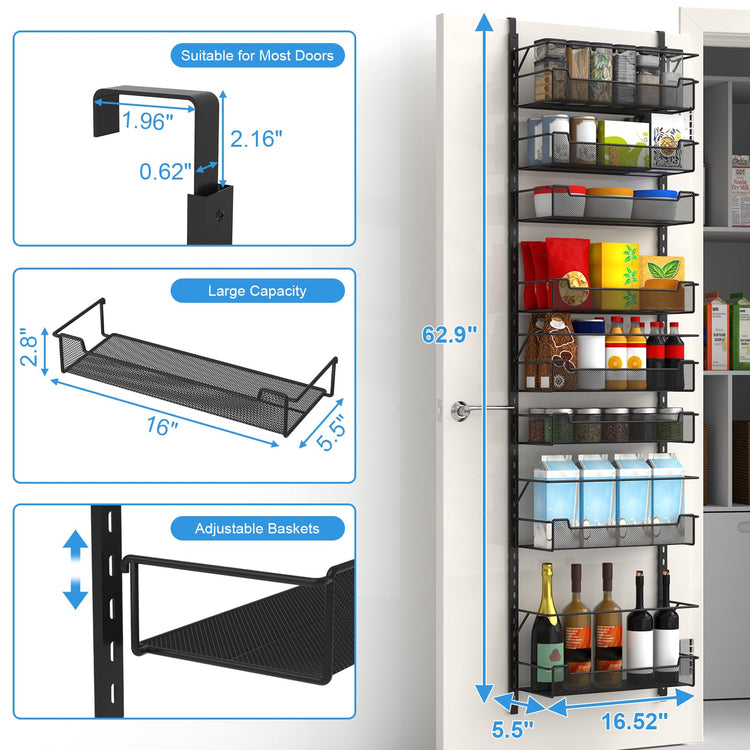 Over the Door Pantry Organizer