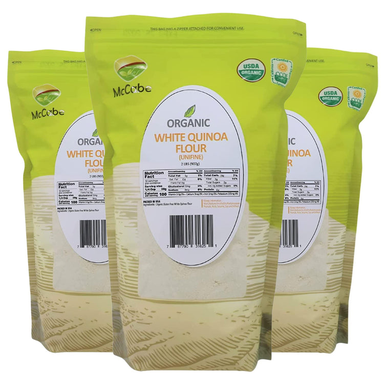 Organic White Quinoa Flour (96 Ounce)