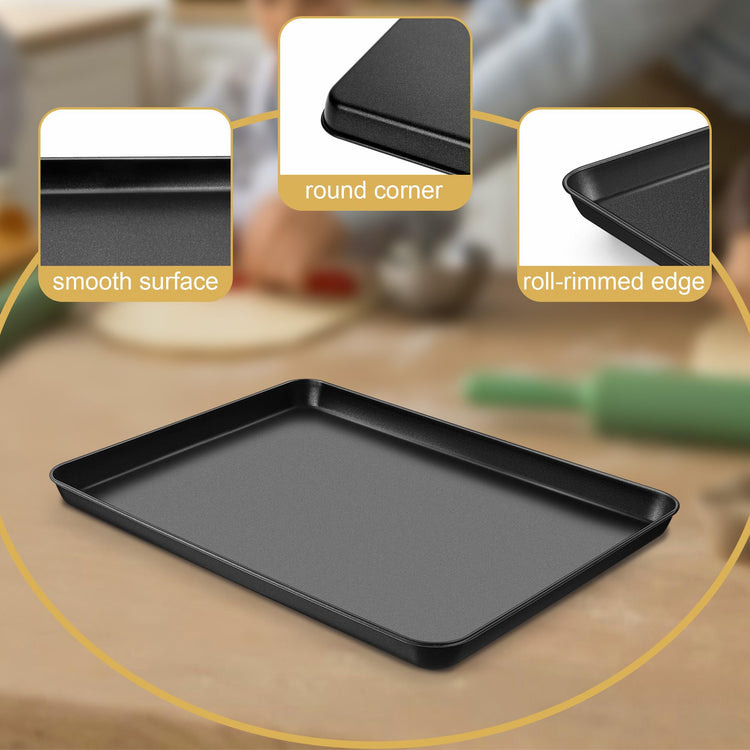 12.3x9.5x1 Inch Cookie Sheet for Baking