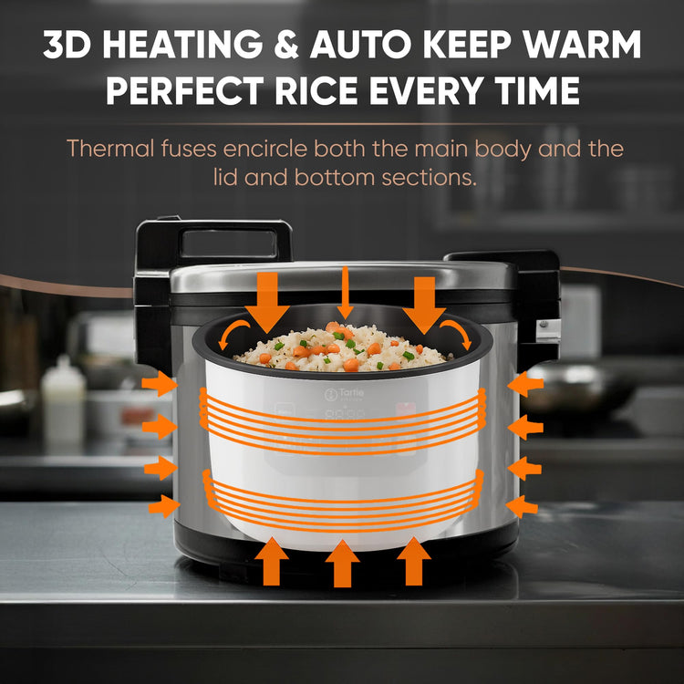 TK Commercial Rice Cooker 64 Cup (64 Count)