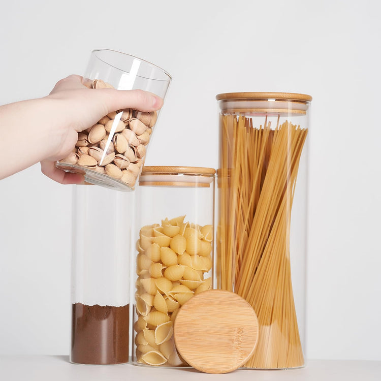 Glass Food Storage Jars (7 Count)