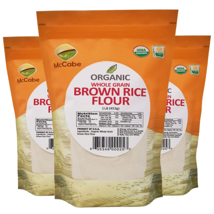 Organic Brown Rice Flour (48 Ounce)