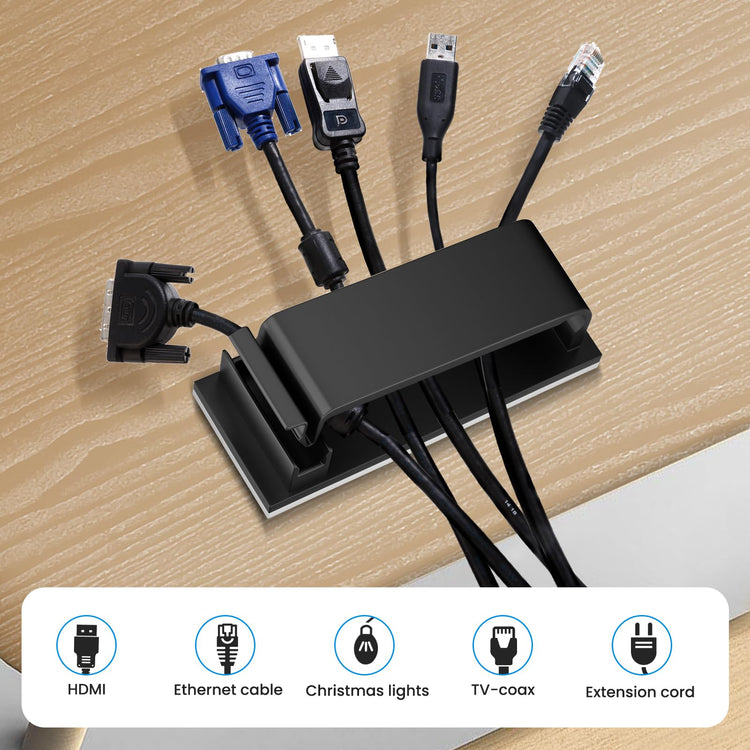 Adhesive Cable Management Clip (20 Count)