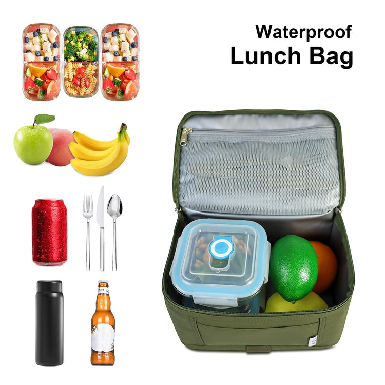 NOL Small Lunch Bag Mini Lunch Box Insulated Lunch Bag for Men