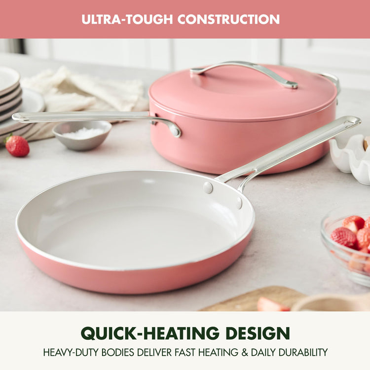 Nova 10” Frying Pan Skillet and 4.37QT Sauté Pan with Lid
