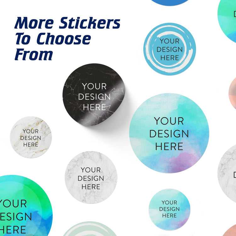 Custom Vinyl Stickers Your Image (100 Count)