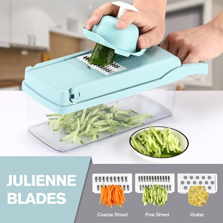 Vegetable Chopper Mandoline Slicer Blue