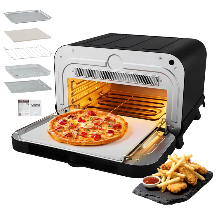 Pizza Oven 8 Presets Electric Pizza Ovens Air Fry Combo