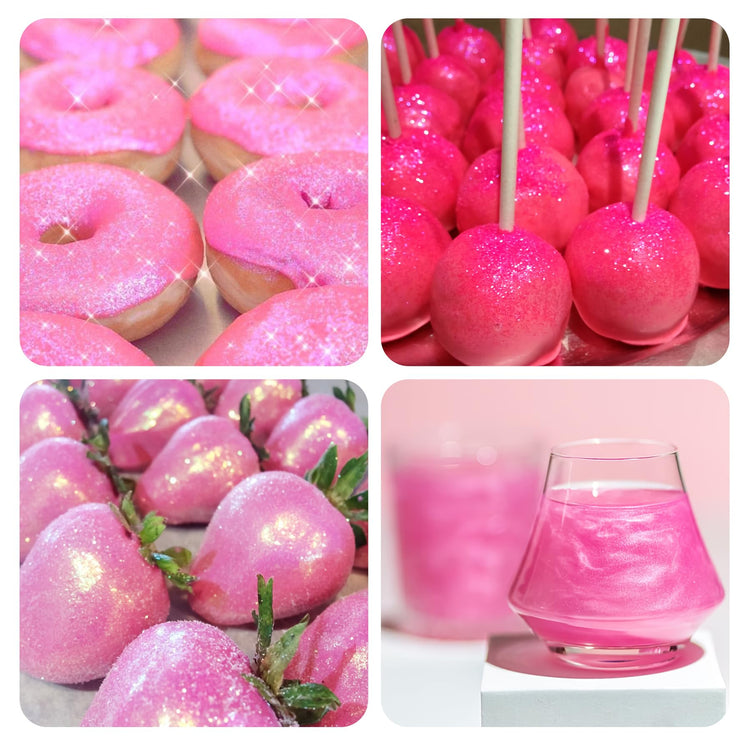 Pink Edible Glitter Spray