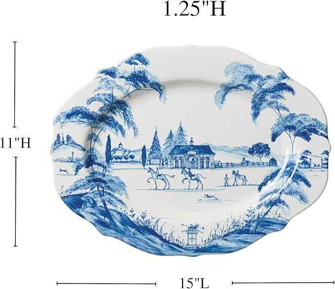 Juliska Country Estate 15" Platter - Delft Blue
