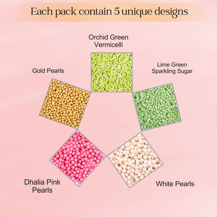 Fusion Mashup Sprinkles FM Multipack 28 100 GMS for Cake Cupcake Décor (5 Ounce)