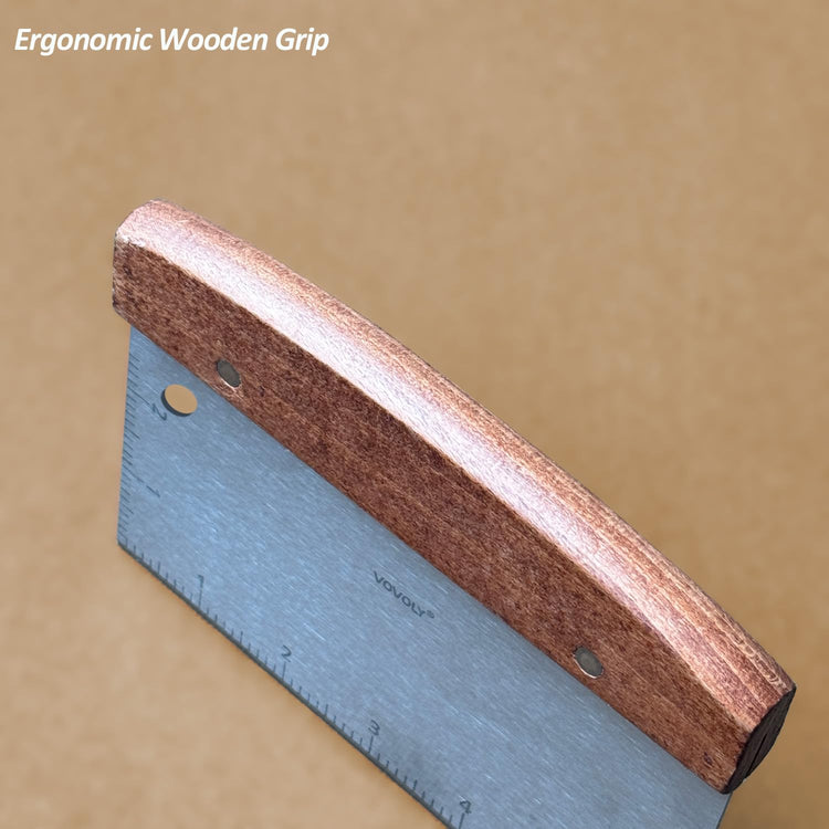 Multipurpose Bench Scraper Kitchen Utensil for Flat Top Griddle