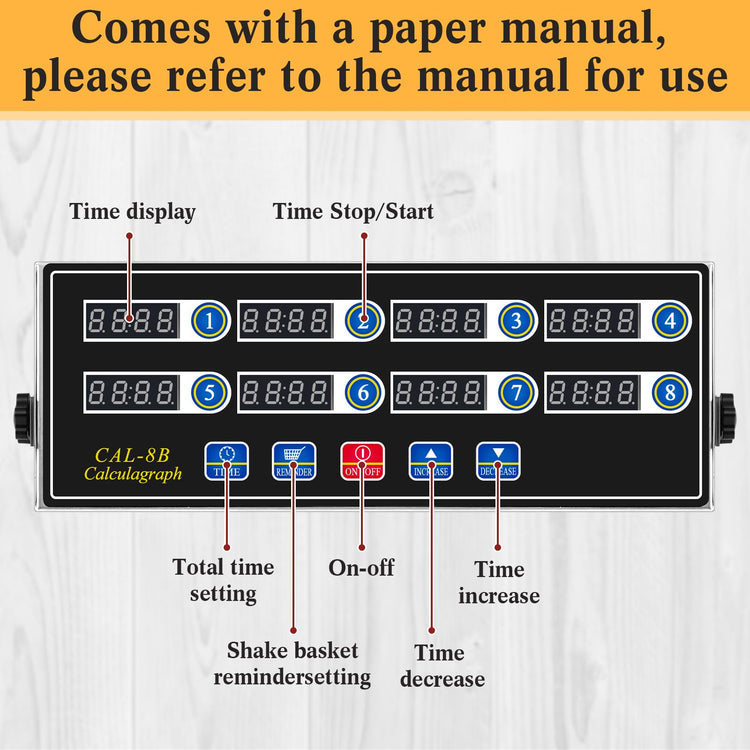 1 Pack Commercial Digital Kitchen Timer for Cooking