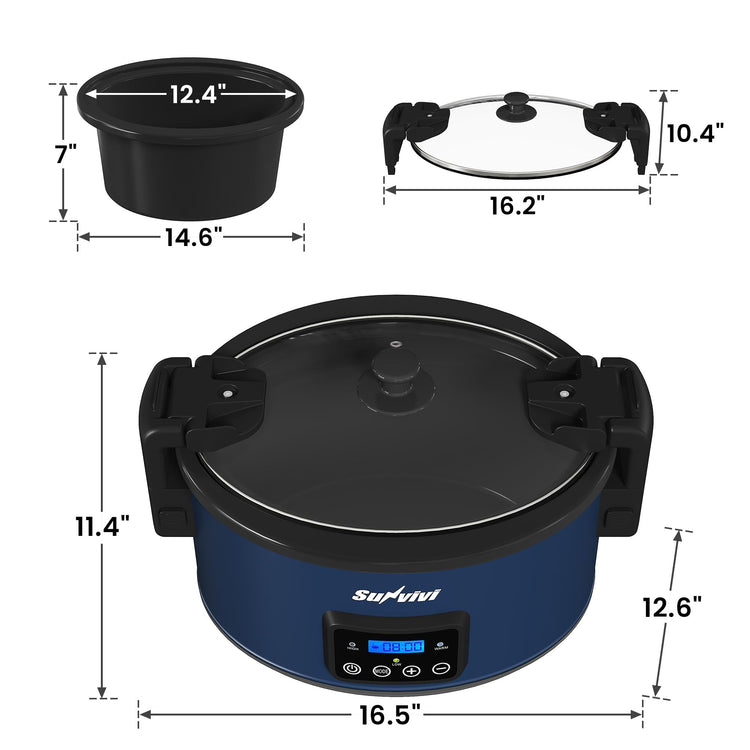 8.5 Quart Programmable Slow Cooker