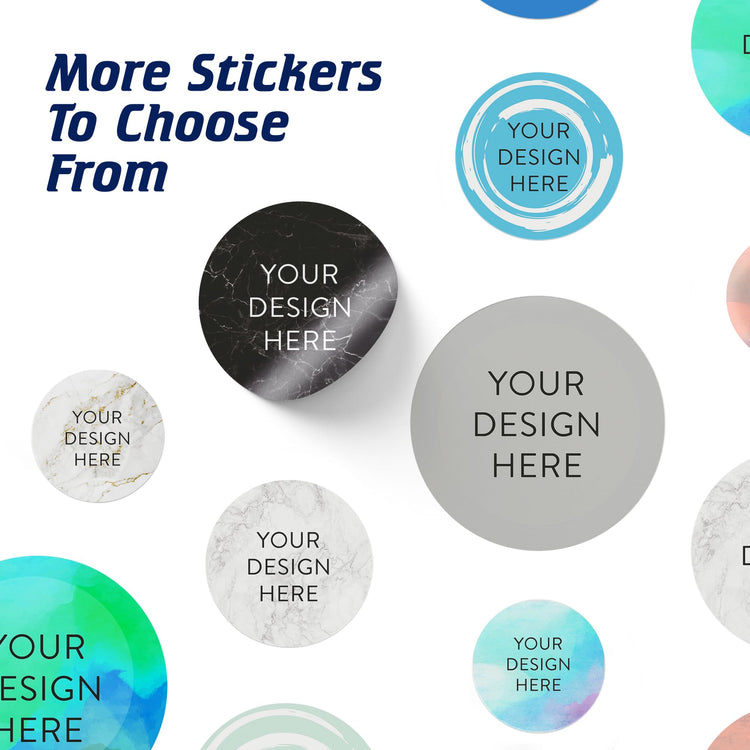 Custom Vinyl Stickers Your Image (100 Count)