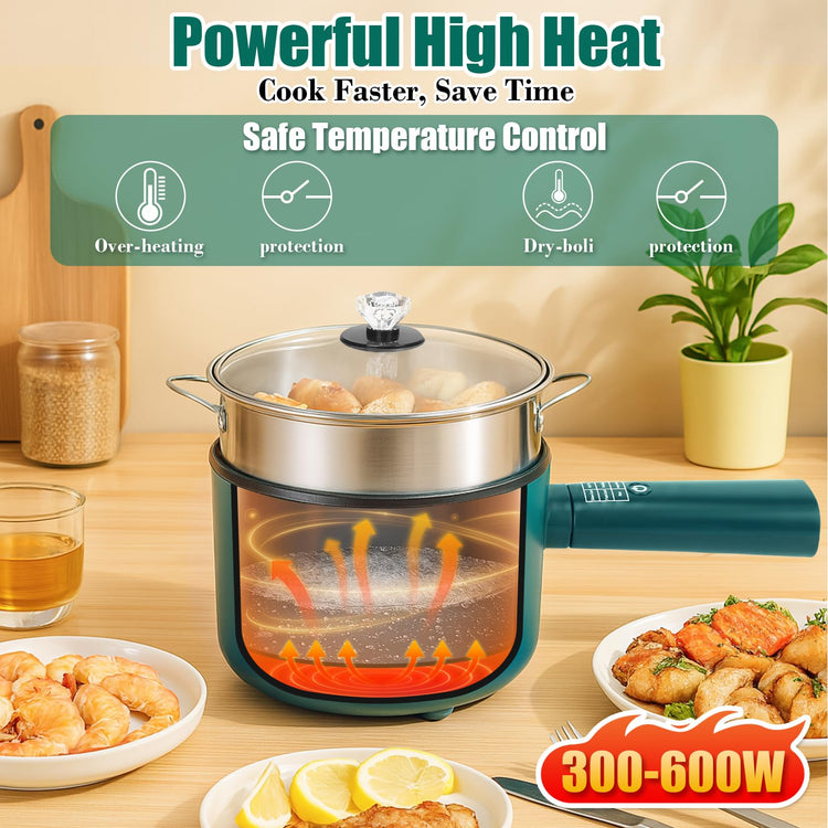 Hot Pot Electric with Steamer
