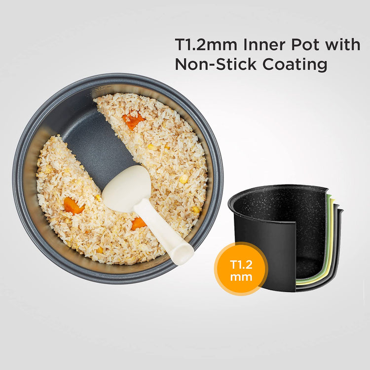 Large Rice Cooker with 8 (10 Count (cups))