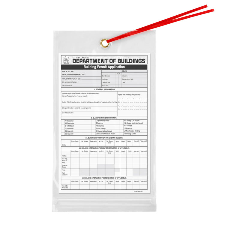 GPI 5.75" x 11" Reclosable Zip Bags with Bottom Hang (100 Count)